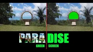 Paradise Green Screen / Free Green Screen Footage HD