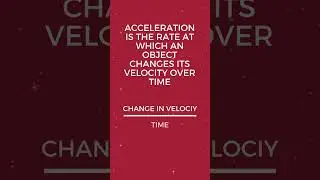 05. Acceleration and Its Types - Kinematics - Physics 101