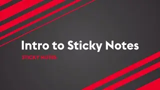 Intro to Sticky Notes - piplanning app (Lesson #15)