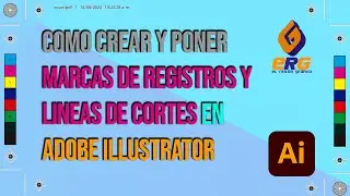 🙌Como crear y poner MARCAS DE REGISTROS y LINEAS DE CORTES en Adobe Illustrator🤗