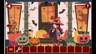 G2L  Halloween candy basket escape walkthrough - games2live