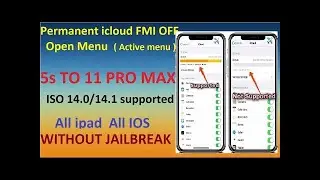 iCloud Active Open Menu FMI OFF Instant All Model Just Solution