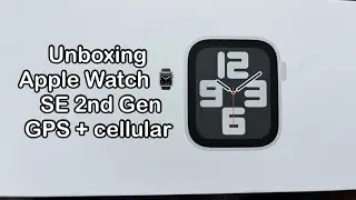 Unboxing of Apple Watch SE 2nd Gen GPS+cellular #apple #smartwatch #gadgets #vibes