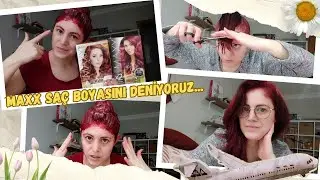 MAXX SAÇ BOYASINI DENİYORUM #saçboyama #saçkesimi #saçbakımı #maxxsaçboyası