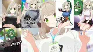 60FPS L2D BlueArchive | LOVE STORY NONOMI | Time To Repay | BlueArchive |Live 2D NONOMI