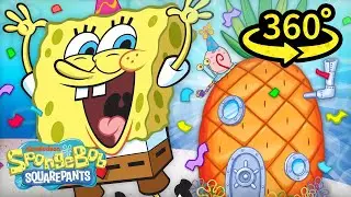 Take a 360° VR TOUR of SpongeBob's Birthday Party! 🎂 | 