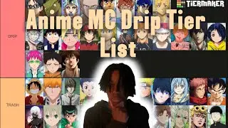 Anime MC Drip Tier List || Tier list
