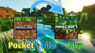 How to convert Minecraft pocket edition into Java edition.