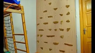 Скаладром для ребенка дома своими руками  легко за 4 минуты  Папа может все, что угодно.