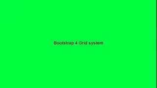Bootstrap 4 grid system | Freelancer Alhaj