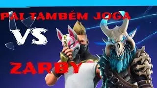 PAI TAMBÉM JOGA VS ZARBY // PLAYER PC VS PLAYER CONSOLE--QUEM É MELHOR? FORTNITE