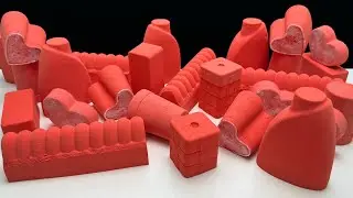 ASMR baking soda only red crush