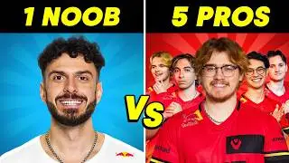 1 Noob vs 5 VALORANT Pros | Tarik vs Sentinels (no crosshair)