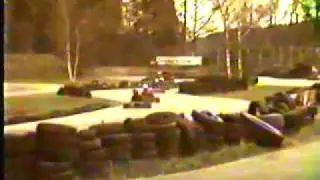 Vintage 1985  Karting Swiss Hutless K2000 sur la piste de Kappelen à Lyss Olivier Etter Team 38