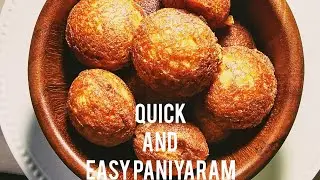 Sweet Paniyaram | Banana Paniyaram Recipe | Kuzhi paniyaram | Instant paniyaram in 10 minutes
