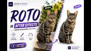 Roto Brush in After Effects | Complete Rotoscoping Tutorial for Beginners | Rotoscoping