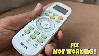 Haier AC Remote Control Non Working Fixed | How to reset/unlock Haier air conditioner remote control