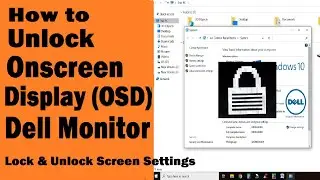 How to Lock 🔒 and Unlock Computer's LCD Monitor Display Settings By #technicalpanditg #tpg