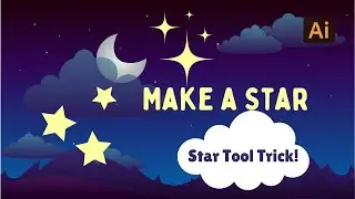 How to Make a Star in Illustrator With Star Tool Trick