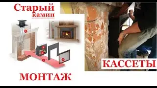 Установка каминной вставки кассеты, Харьков. Проектирование, изготовление, монтаж в камин #ognevoda