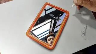 3D-Art  hyper-realistic Mirror Drawing