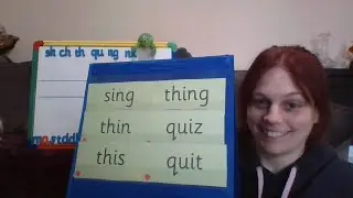 Word time 1.7: special friends words - th, ng, qu