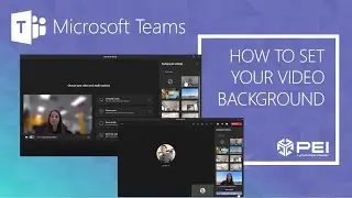 Microsoft Teams | PEI - How to Blur Your Video Background