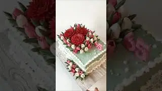 Торт на юбилей для женщины, кремовый. Вес 3,4 кг