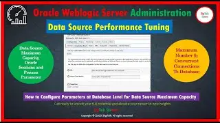 WebLogic Server Data Source Tuning : Concurrent Session to Database, Sessions and Process