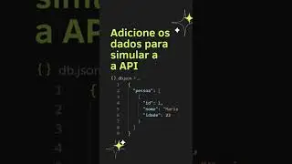 Você sabia que é possível criar uma API Fake em 30s? Tutorial completo no canal.   