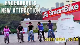 Hyderabad Solar Cycling Track | India’s First Solar Roof track | Smart Bike | Kokapet | Nanakramguda