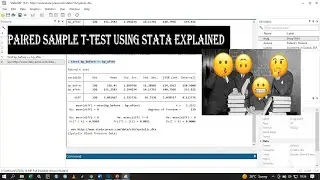 How to Perform a Paired Sample T-test Using Stata
