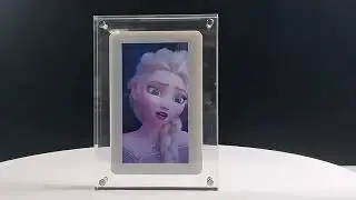 Acrylic Digital Photo Frame with 5 inch IPS Vertical Display and 1GB Type C