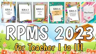 RPMS 2023 || TEACHERS I- III