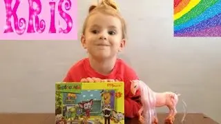 Барбоскины. Крис собирает пазл. Barboskiny. Кris collect puzzle.