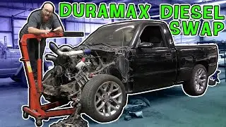 Engine swaps can suck! Great SHORTCUTS for my Chevy Truck Diesel swap