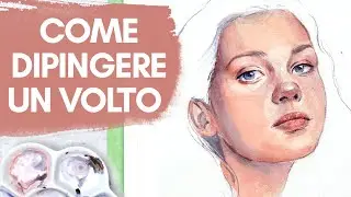 How to Paint a Face in Watercolor 🎨 TUTORIAL