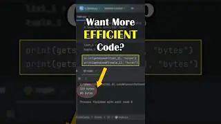How to make your code EFFICIENT ? Use THIS In Python! 🔥