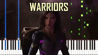 2WEI feat. Edda Hayes – Warriors (Imagine Dragons Cover) [Synthesia Piano Tutorial]