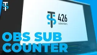How to add a LIVE Subscriber Counter in OBS (works in 2020)