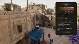 Assassin's Creed Mirage max settings RTX 3060Ti 12400f@16Gb
