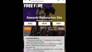 FREE FIRE ROCKY PET REDEEM CODE | FREE FIRE REDEEM CODE TODAY | REDEEM CODE FREE FIRE