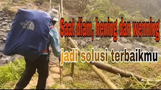Ketika diam, Hening dan wening jd solusi terbaik