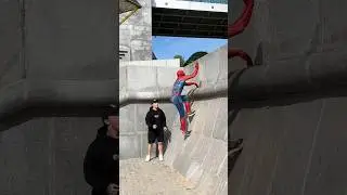 Could you do it like Spider-Man?🤔