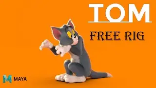 Tom| Maya Animation Rig (free)  - Review Complete 