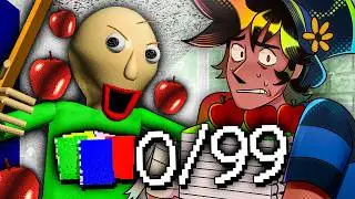 Can you beat Baldi's Basics with 99 Notebooks?