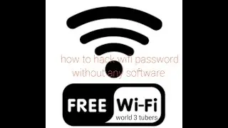 How to hack  wifi password without any software by using Qr code