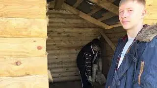 Жизнь семьи на глухом белорусском хуторе. Сажаем деревья. Что не выходной, то субботник.