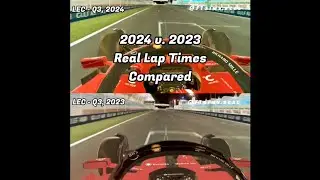 How much progress did Ferrari make? SF24 vs SF23 Real-lap Times