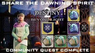 SHARE THE DAWNING SPIRIT , DAWNING 2020 COMMUNITY QUEST COMPLETE AND REWARDS